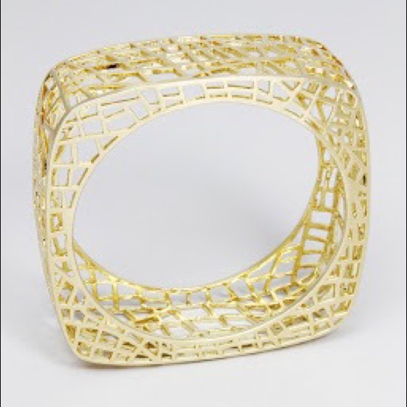 JewelMint Bird Cage Bangle - Picture 2 of 7